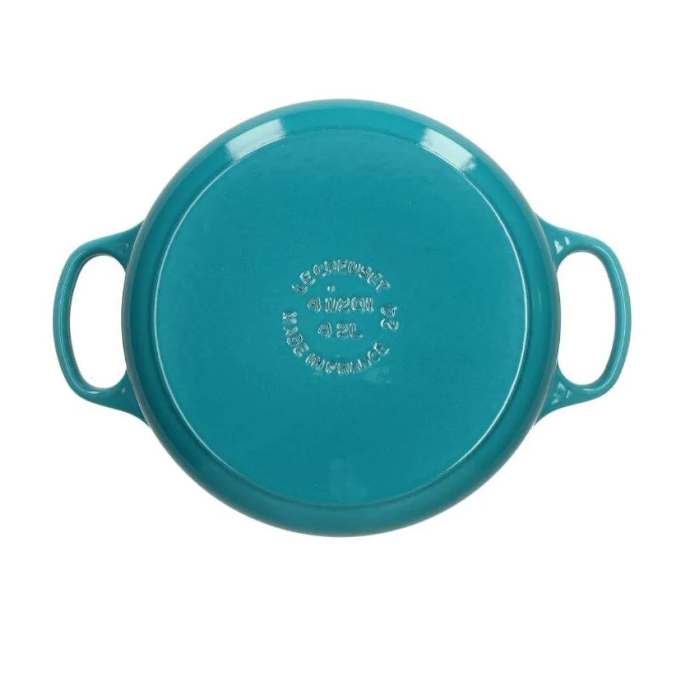 Le Creuset - Signature Braadpan Caribbean Blauw 24 cm