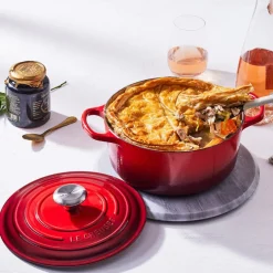 Le Creuset - Signature Braadpan Kersenrood 18 cm
