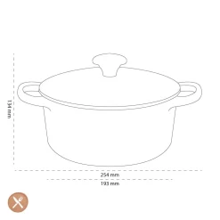 Le Creuset - Signature Braadpan Kersenrood 18 cm