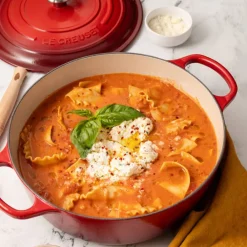Le Creuset - Signature Braadpan Kersenrood 24 cm