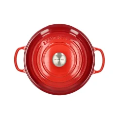 Le Creuset - Signature Braadpan Kersenrood 28 cm