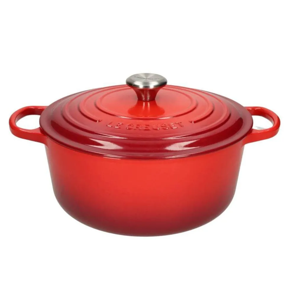 Le Creuset - Signature Braadpan Kersenrood 28 cm