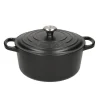 Le Creuset - Signature Braadpan Mat Zwart 18 cm (zwart interieur)