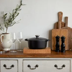 Le Creuset - Signature Braadpan Mat Zwart 18 cm (zwart interieur)