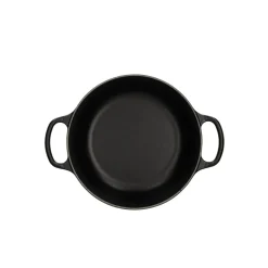 Le Creuset - Signature Braadpan Mat Zwart 20 cm (zwart interieur)