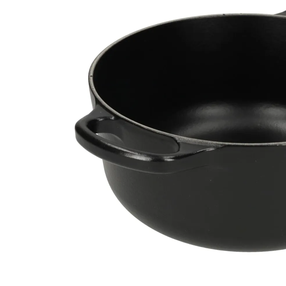 Le Creuset - Signature Braadpan Mat Zwart 20 cm (zwart interieur)