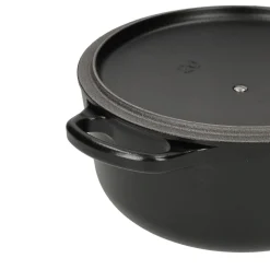 Le Creuset - Signature Braadpan Mat Zwart 20 cm (zwart interieur)