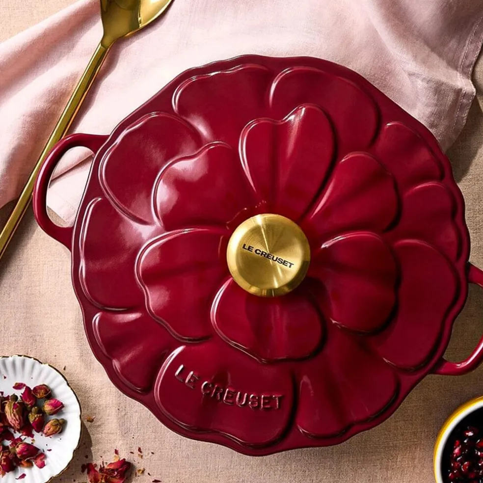 Le Creuset - Signature Campagnard Braadpan Bloesem - Garnet - 26 cm