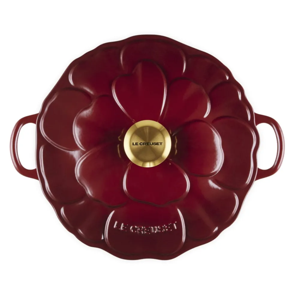 Le Creuset - Signature Campagnard Braadpan Bloesem - Garnet - 26 cm