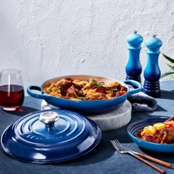 Le Creuset - Signature Campagnard Braadpan Azure 30 cm