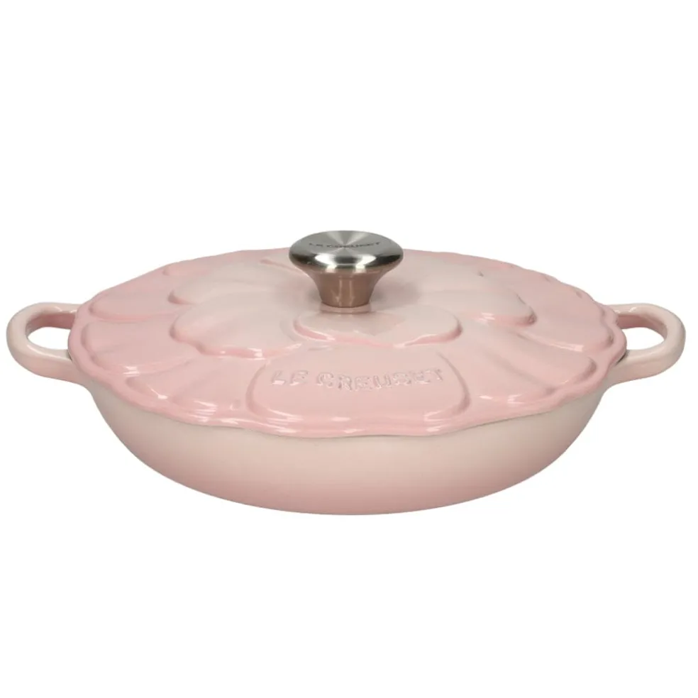 Le Creuset - Signature Campagnard Braadpan Bloesem 26 cm Shell Pink