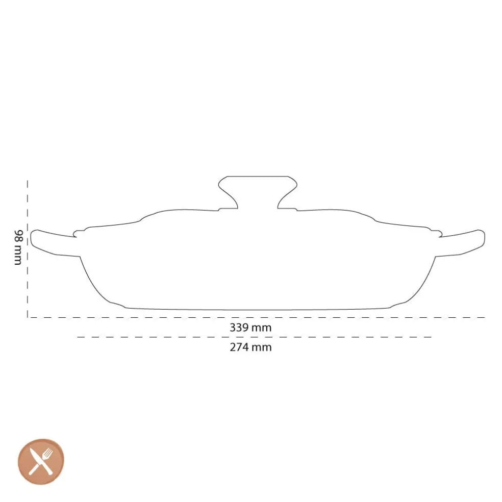 Le Creuset - Signature Campagnard Braadpan Bloesem 26 cm Shell Pink