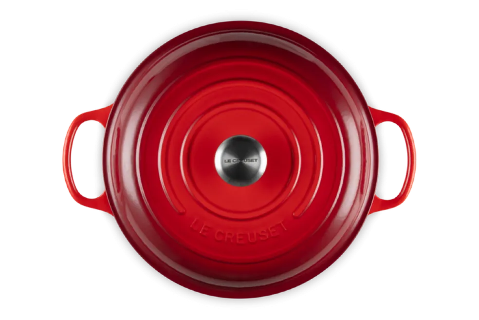 Le Creuset - Signature Campagnard Braadpan Kersenrood 30 cm