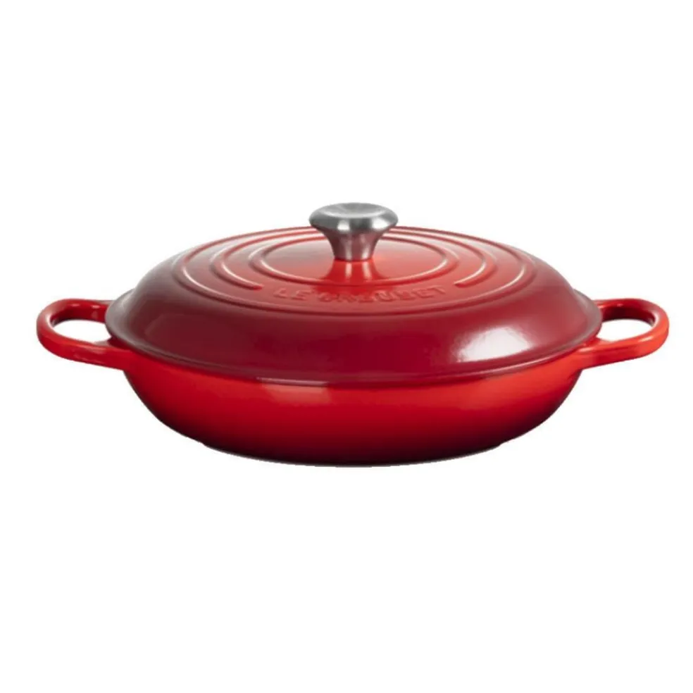 Le Creuset - Signature Campagnard Braadpan Kersenrood 30 cm
