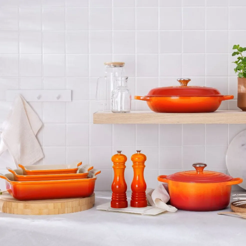 Le Creuset - Signature Campagnard Braadpan Oranjerood 30 cm