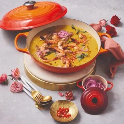 Le Creuset - Signature Campagnard Braadpan Oranjerood 30 cm