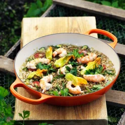 Le Creuset - Signature Campagnard Braadpan Oranjerood 30 cm