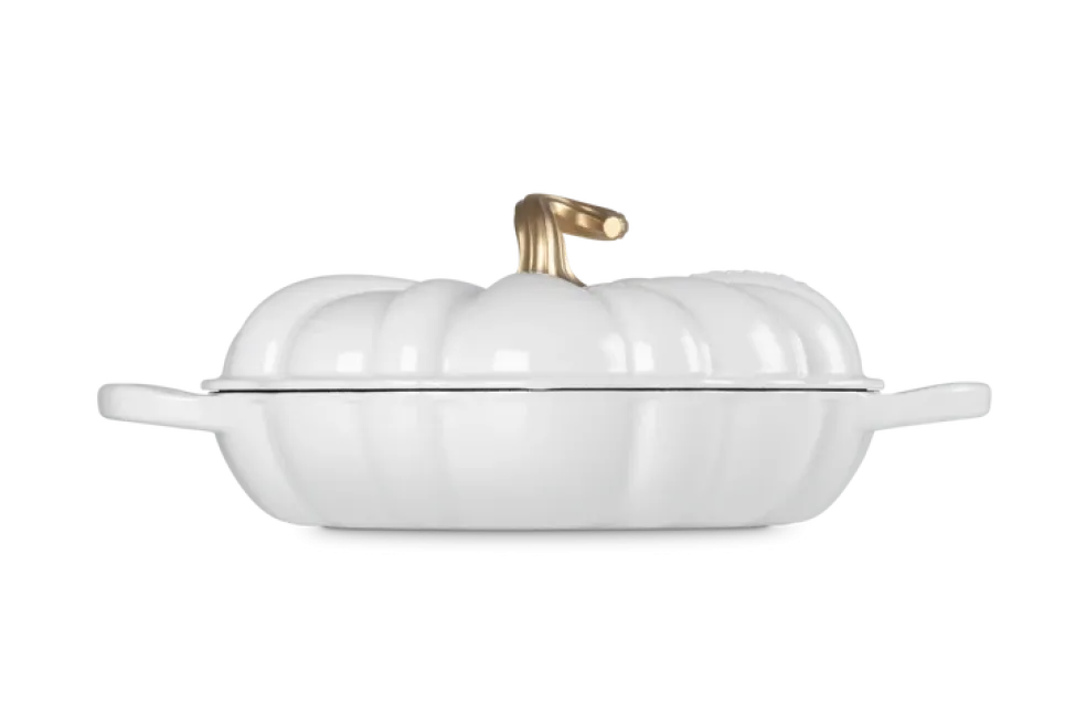 Le Creuset - Signature Pompoen Campagnard Wit 28 cm