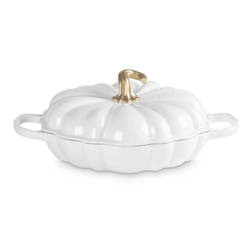 Le Creuset - Signature Pompoen Campagnard Wit 28 cm
