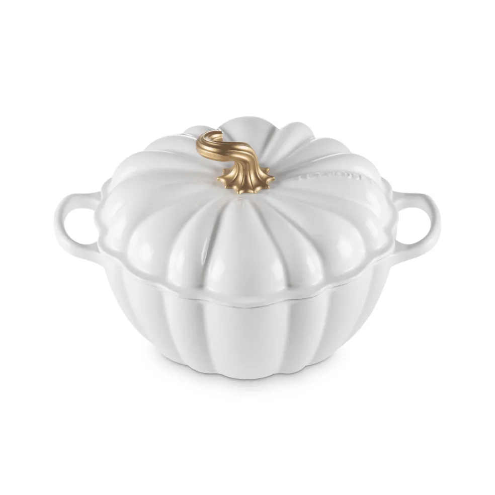 Le Creuset - Signature Pompoen Braadpan Wit 24 cm