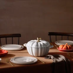 Le Creuset - Signature Pompoen Braadpan Wit 24 cm