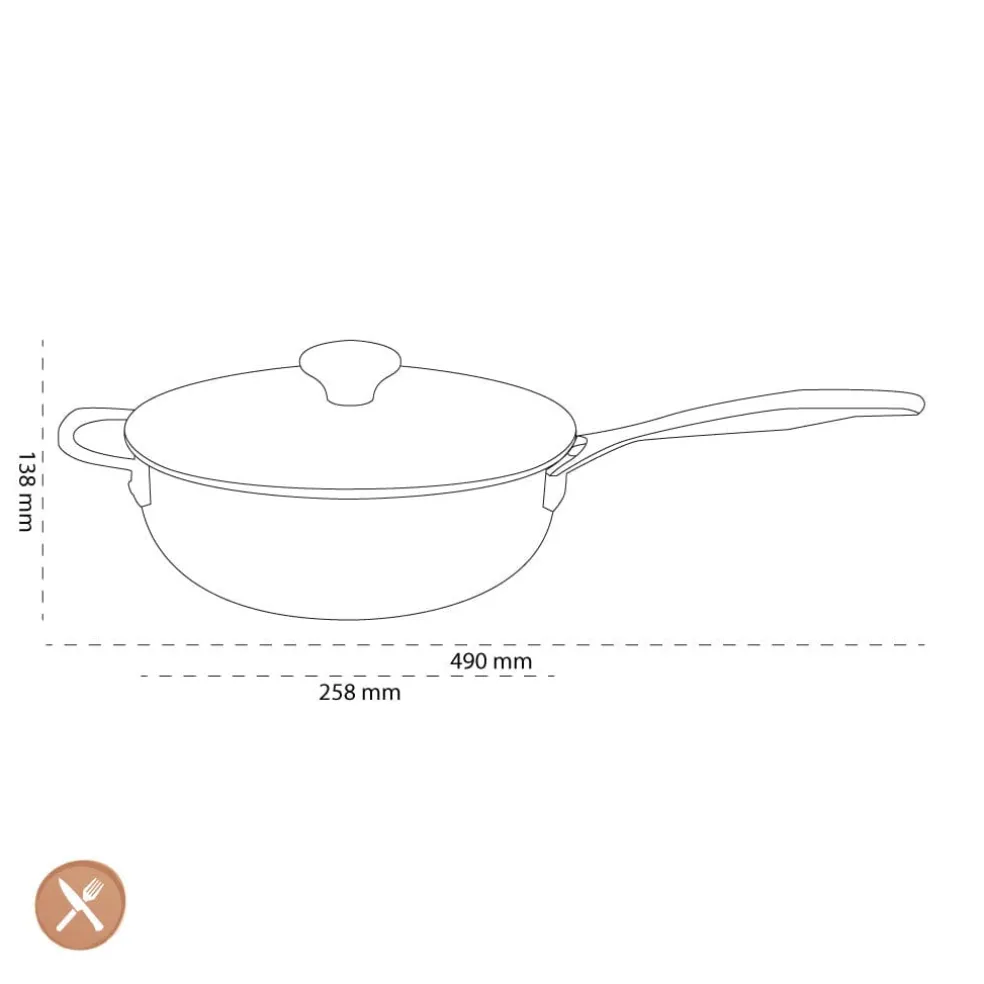 Le Creuset - Signature Sauteerpan 24 cm