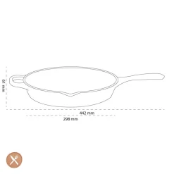 Le Creuset - Signature Skillet Hoge Koekenpan Mat Zwart 26 cm