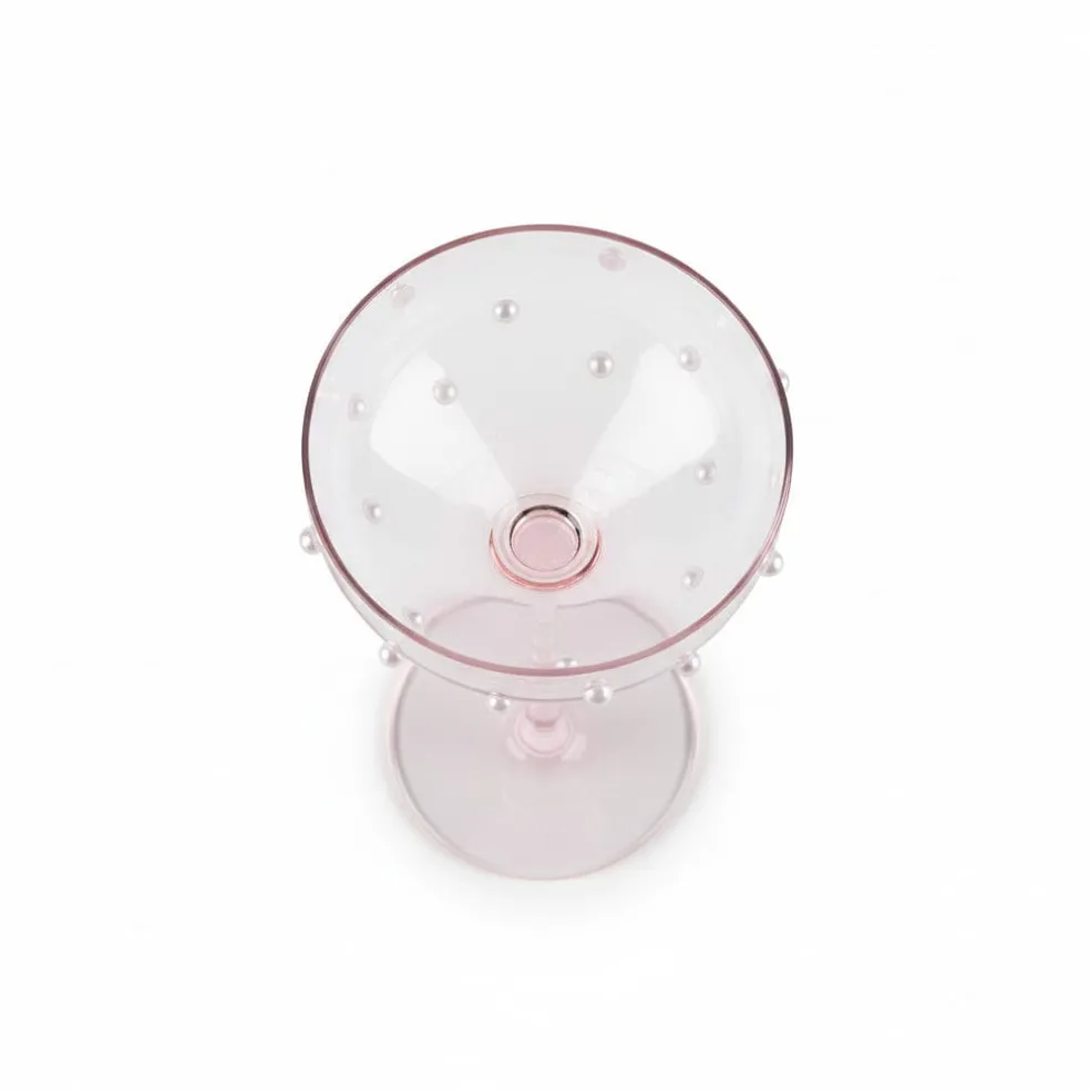 Lepelclub - Champagne Coupe - Parel - Roze