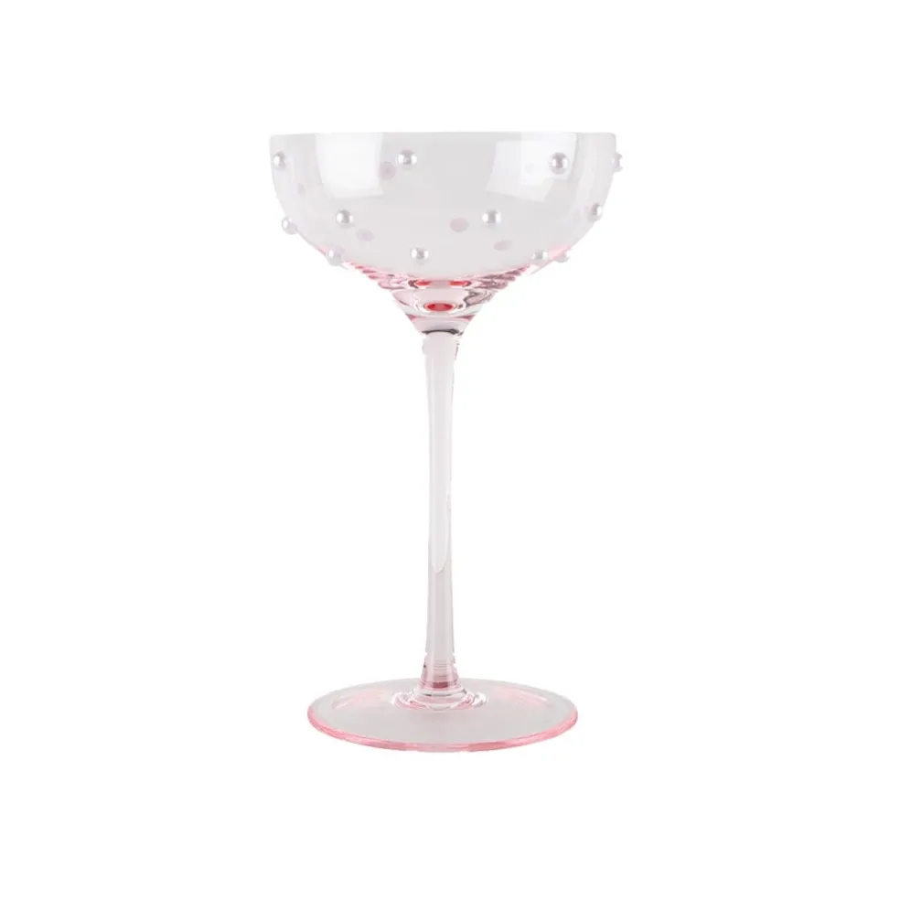 Lepelclub - Champagne Coupe - Parel - Roze