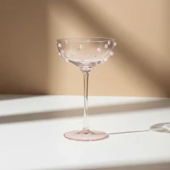 Lepelclub - Champagne Coupe - Parel - Roze