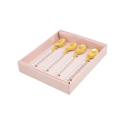 Lepelclub - Koffielepels - Parel - Set Van 4