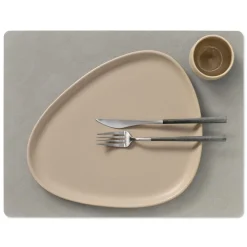 Lind DNA - Placemat Vierkant L Nupo Lichtgrijs