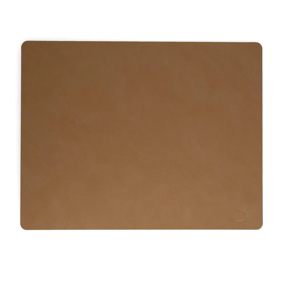 Lind DNA - Placemat Vierkant L Nupo Truffel
