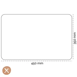 Lind DNA - Placemat Vierkant L Nupo Kruidstof