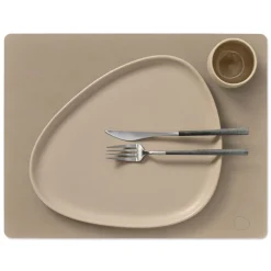 Lind DNA - Placemat Vierkant L Nupo Klei Bruin