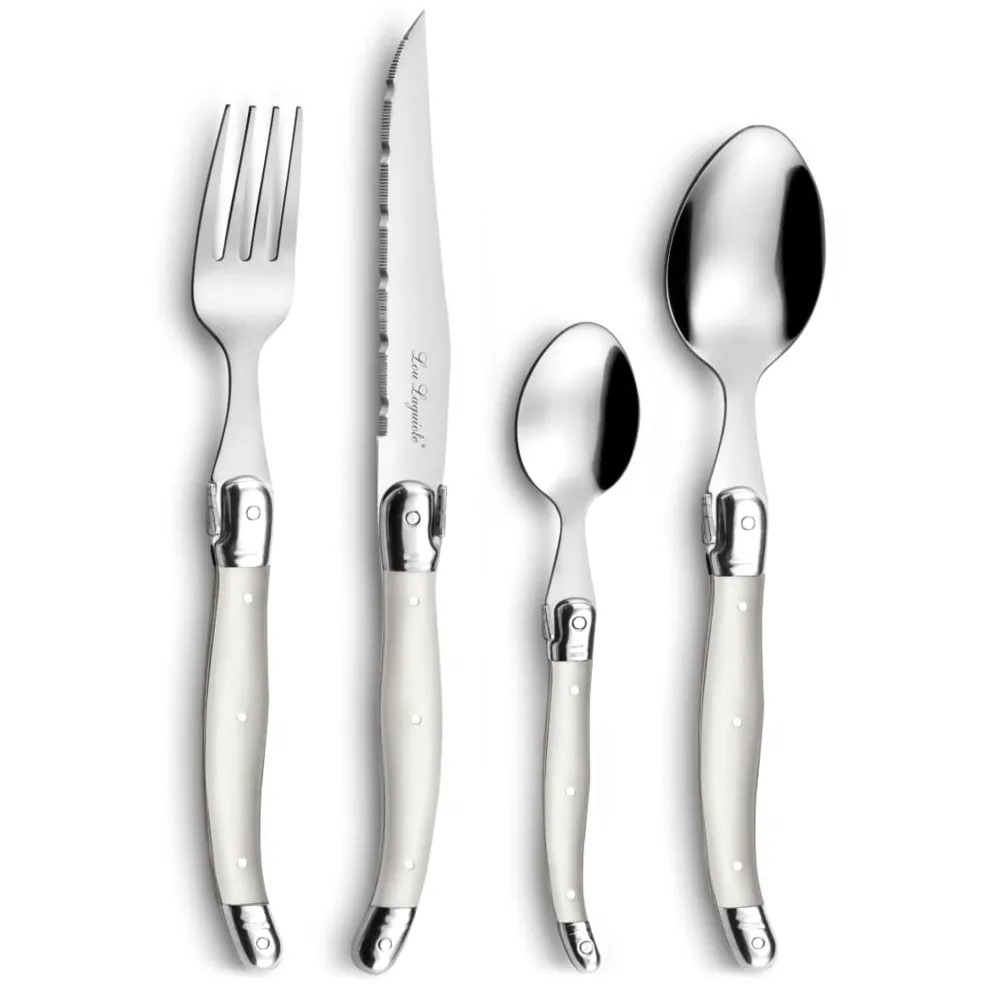 Lou Laguiole - Tradition 24-delige Bestekset - Parel