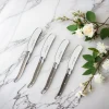 Lou Laguiole - Tradition 4-delige Botermessen set - Peper/Antreciet/Parel/Taupe