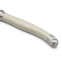 Lou Laguiole - Tradition 6 Steakmessen - Peper/Parel/Taupe