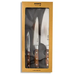 Messermeister - Avanta 3-delige pakkawood starter set