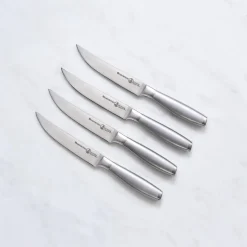 Messermeister - Avanta 4-delige zilvere steak messenset