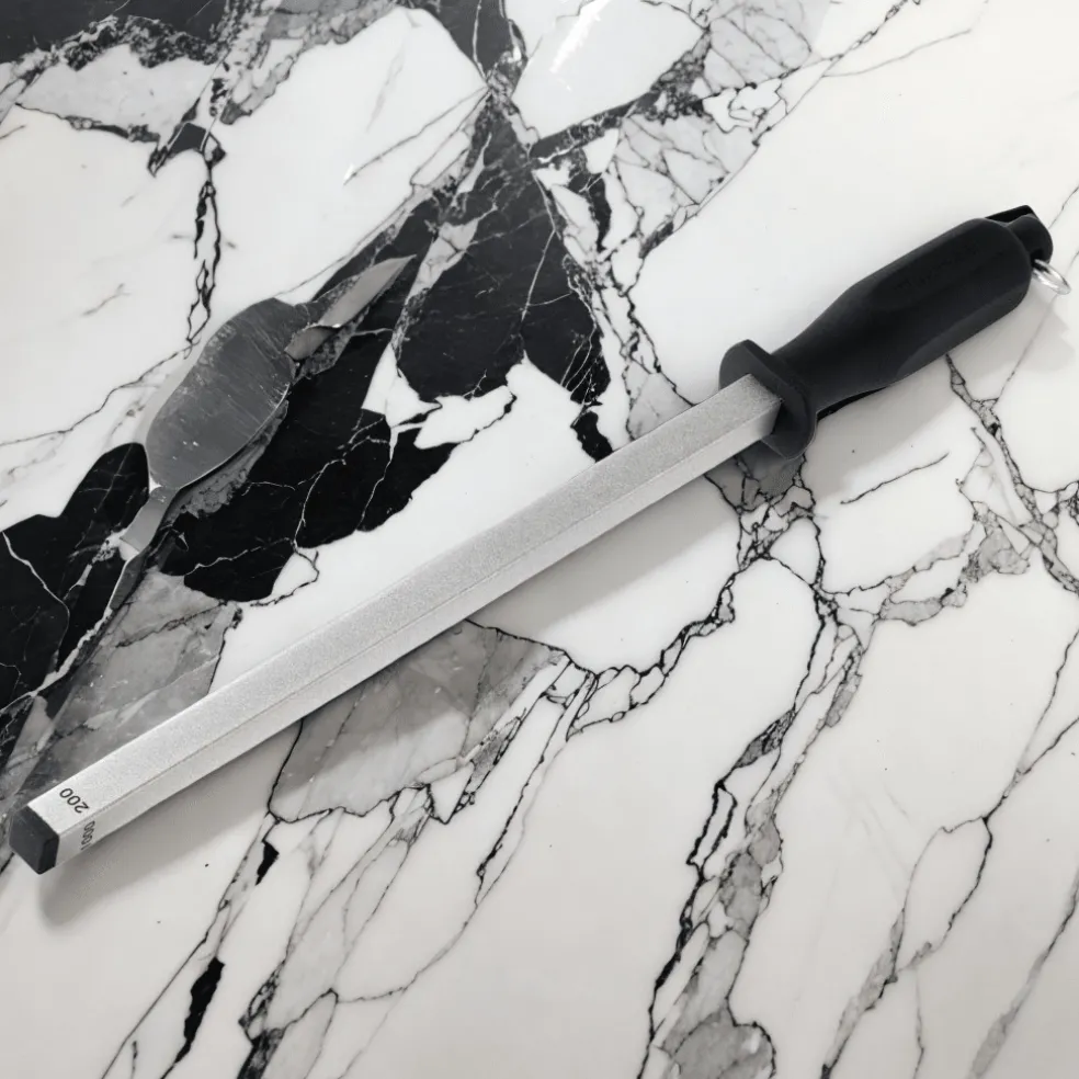 Messermeister - 30 cm lange 4-zijdige diamanten slijpstaaf