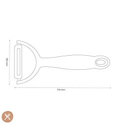 Microplane - Dunschiller Y-model XL RVS Zwart