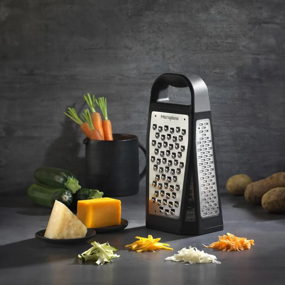 Microplane - Elite 5-in-1 "Boxgrater" Rasp - Zwart