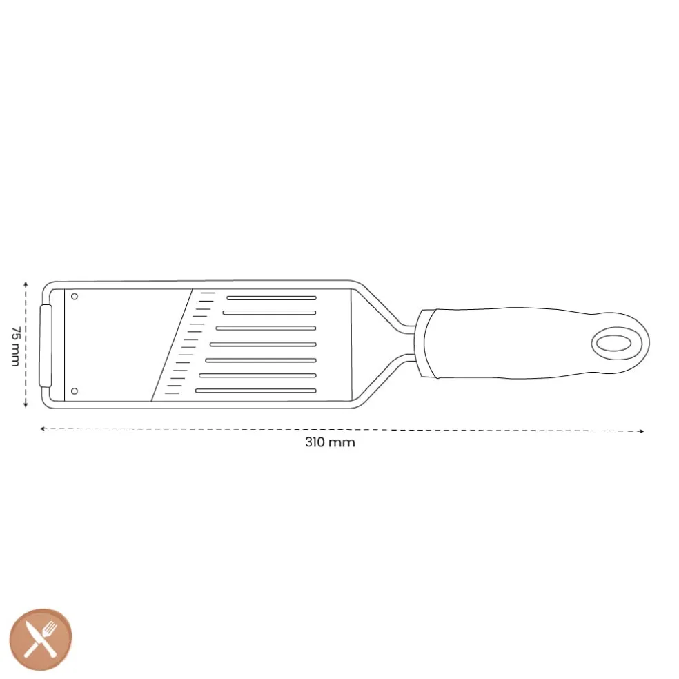 Microplane - Gourmet Julienne Snijder - Zwart