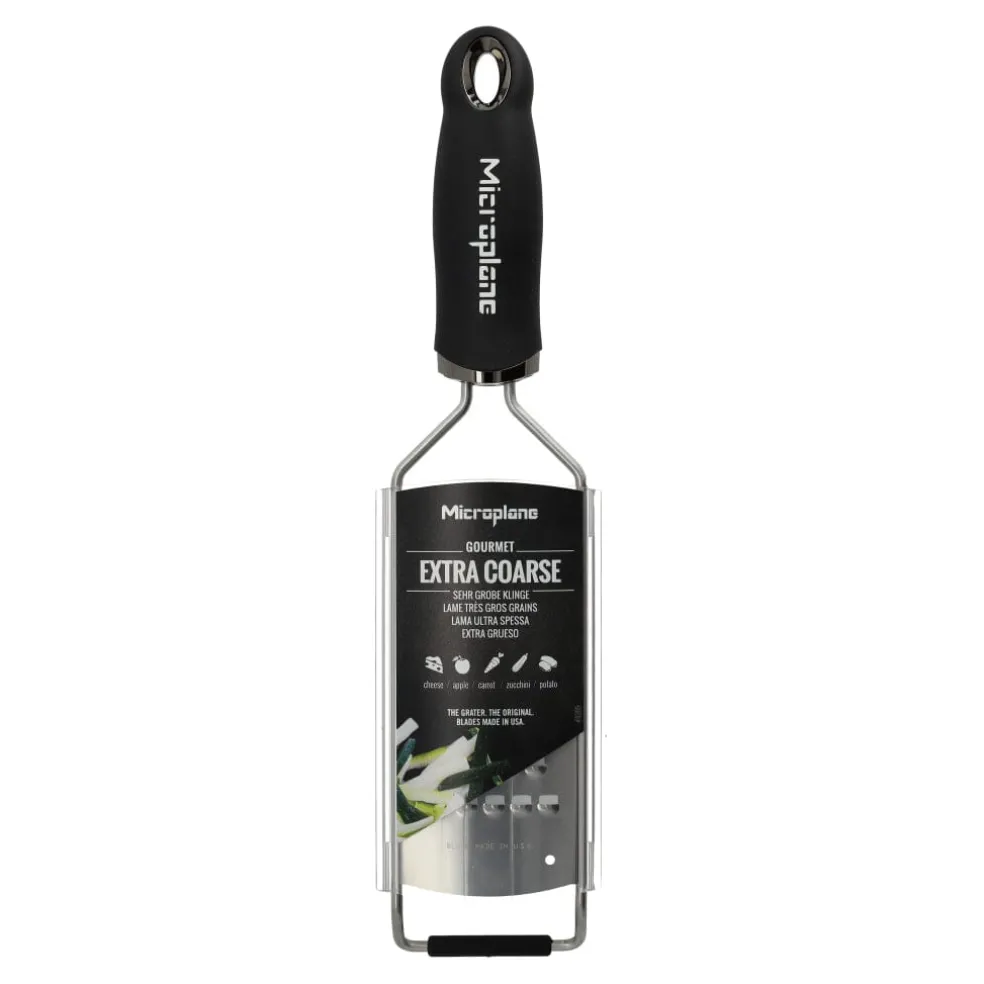 Microplane - Gourmet Rasp Extra Grof - Zwart