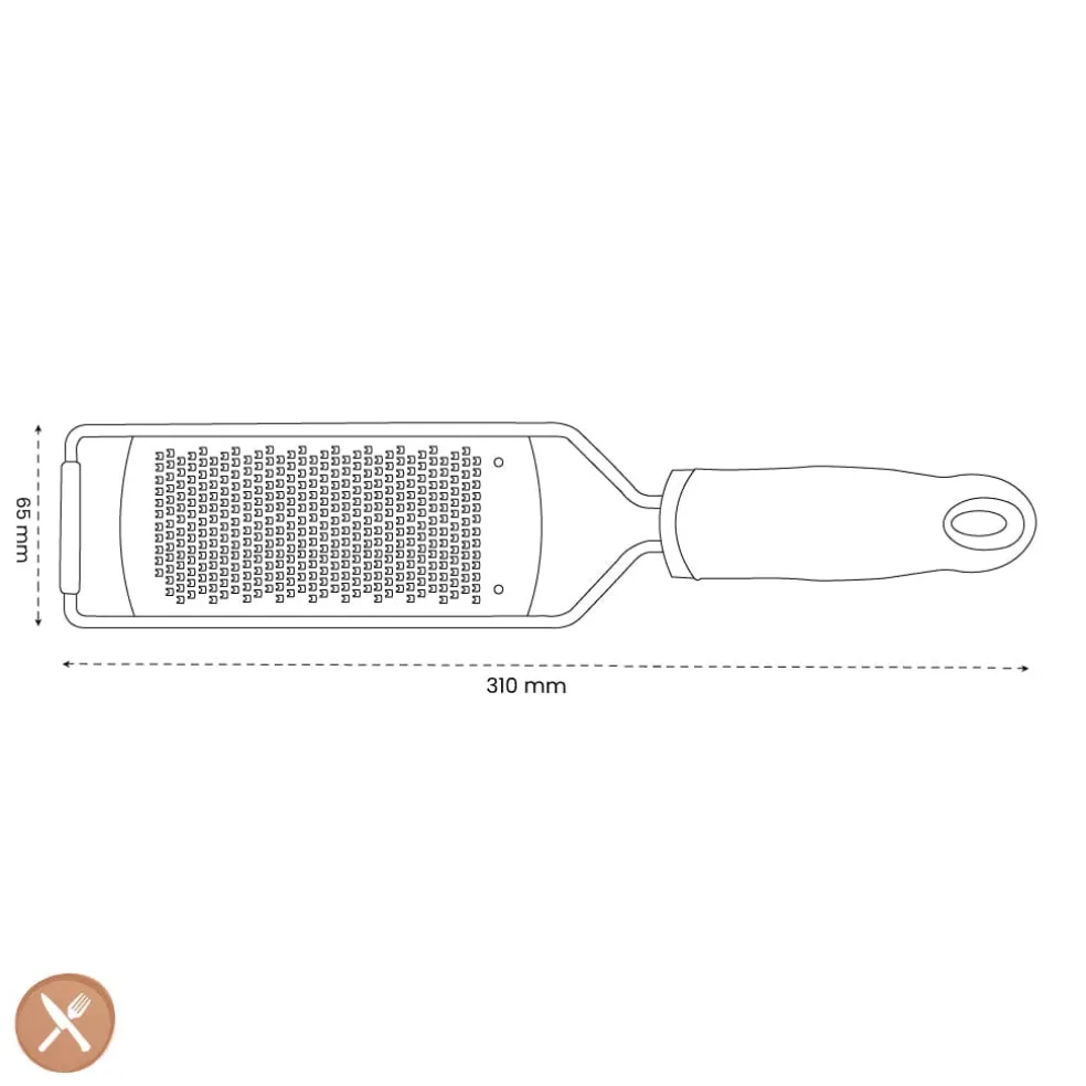 Microplane - Gourmet Rasp Fijn - Zwart
