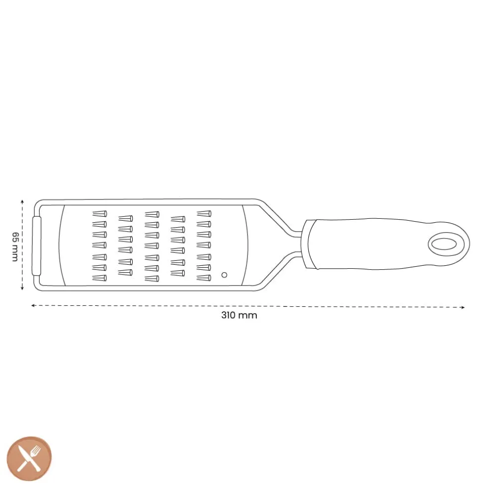 Microplane - Gourmet Rasp Julienne - Zwart