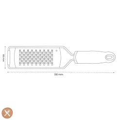 Microplane - Gourmet Rasp Medium Ribbon - Zwart
