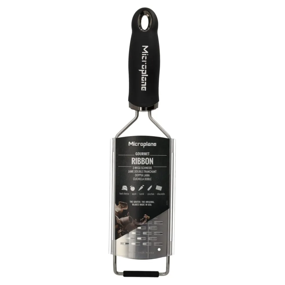 Microplane - Gourmet Rasp Medium Ribbon - Zwart