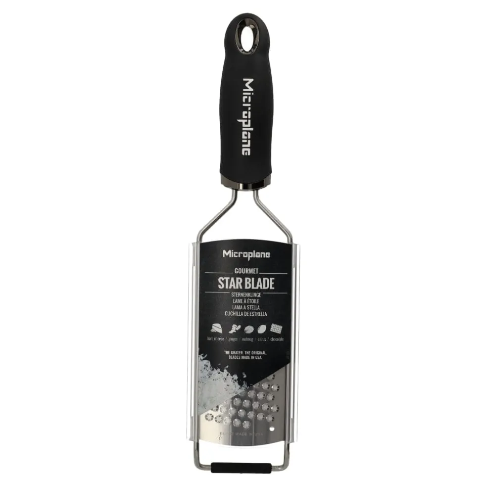 Microplane - Gourmet Rasp Ster Fijn - Zwart
